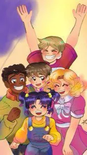 ai character:  5 missing kids  background