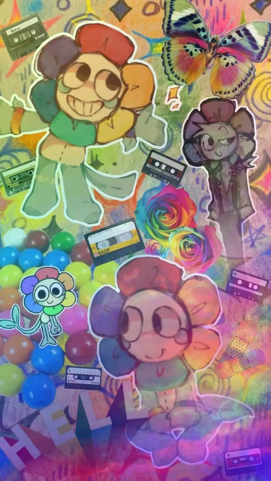 ai character: Dandys world Mains background