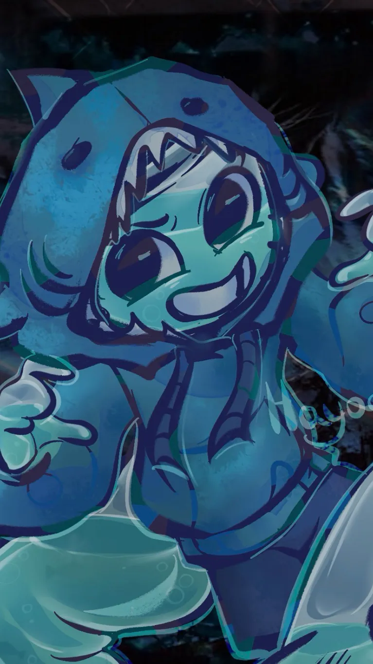 ai character: 𖤛༺FINN༻𖤛 background