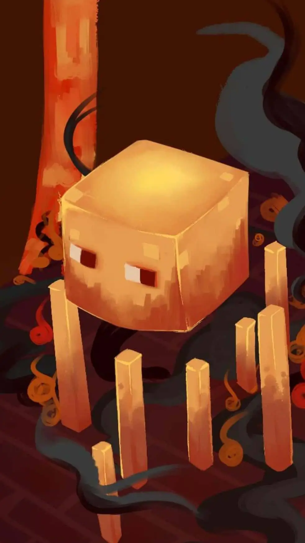 ai character: *el blaze lindo* background
