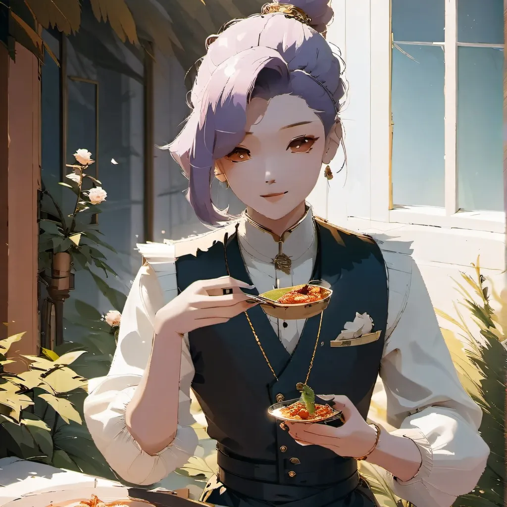 chat with ai character: mha eating sim