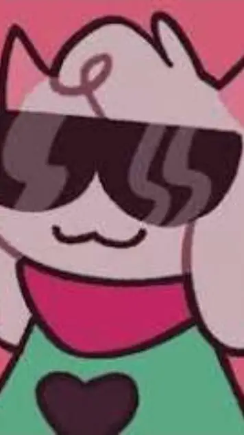 ai character: fluffisei (ralsei) background