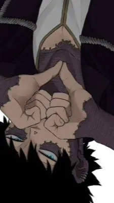 ai character: Blushing Dabi￼🖤 background