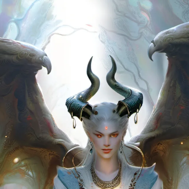 chat with ai character: demon girl