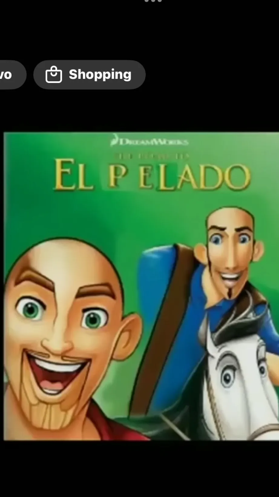 ai character: El calvo background