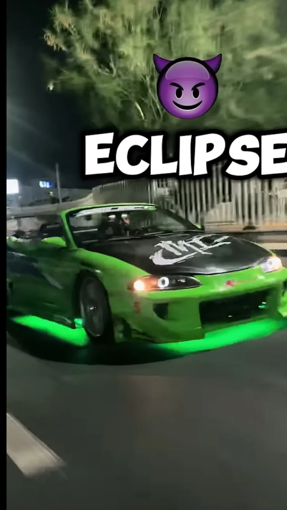 ai character: Toyota supra eclip  background