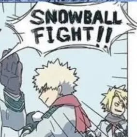 chat with ai character: ❄☃️MHA Snow day☃️❄