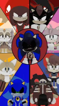 ai character: SONIC EXE THE TD background
