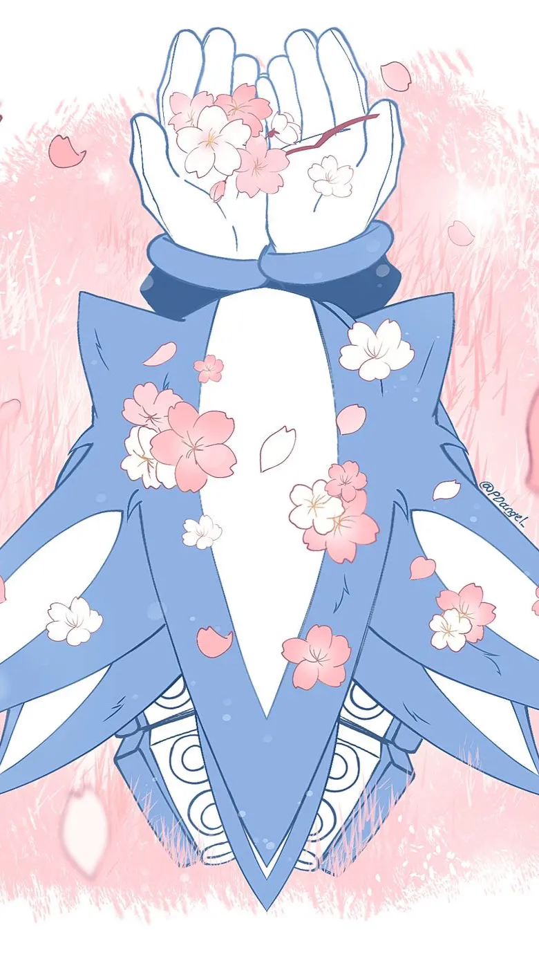 ai character: Neo metal💙 background