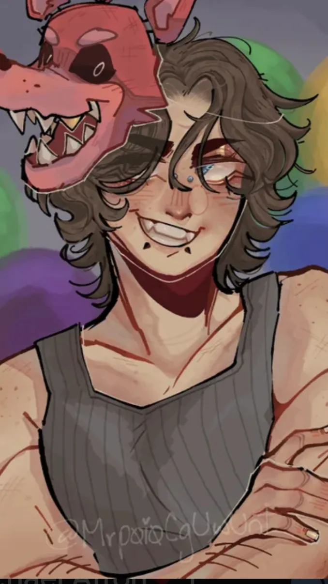 ai character: michael afton  background