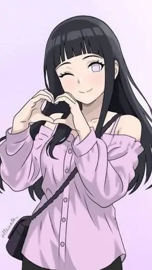 ai character: hinata-kun  background