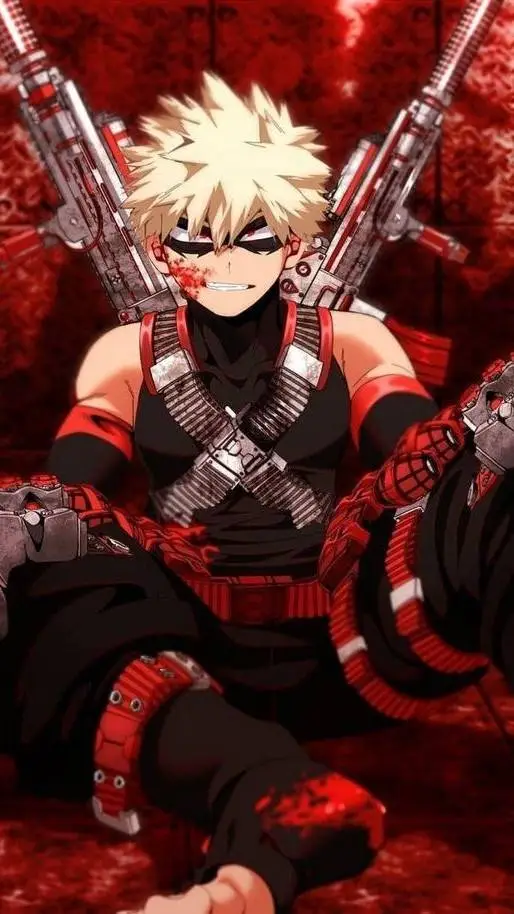 ai character: bakugo  background