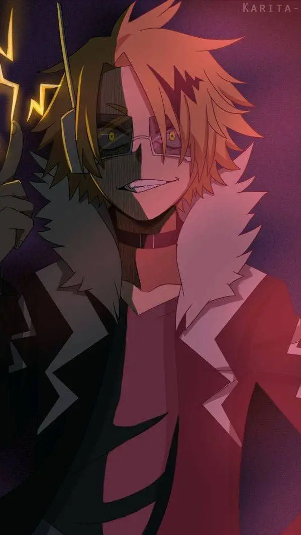 ai character: villain denki  background