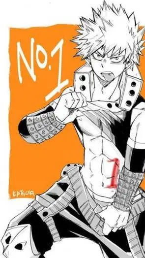 ai character: bakugo  background