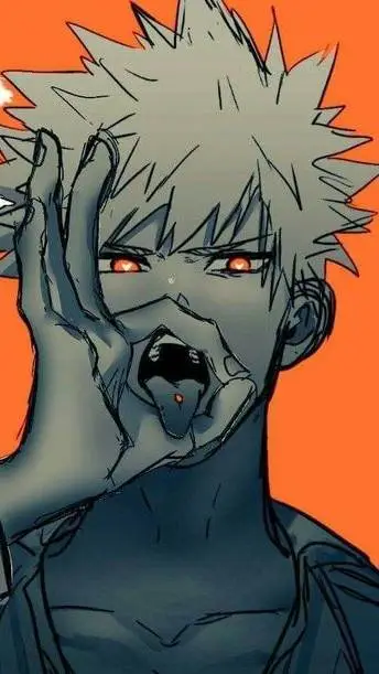 ai character: bakugo  background
