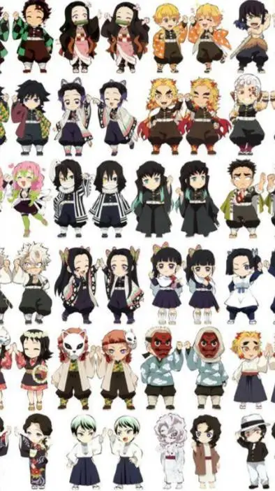 ai character: kny pijamada background