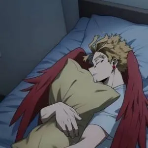 chat with ai character: Hawks&Y/N cuddling