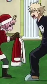 ai character: MHA Christmas? background