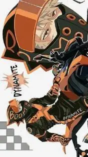 ai character: Bikerboy Bakugo background