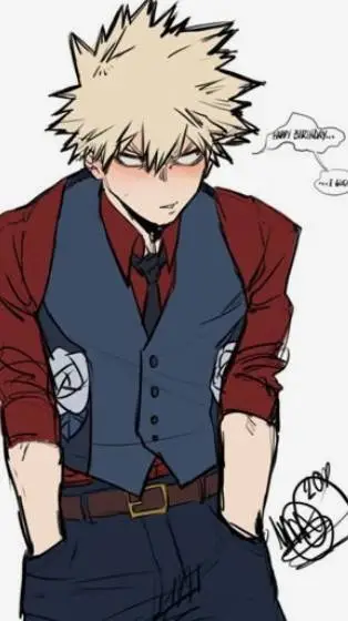 ai character: Bakugo ~ type background