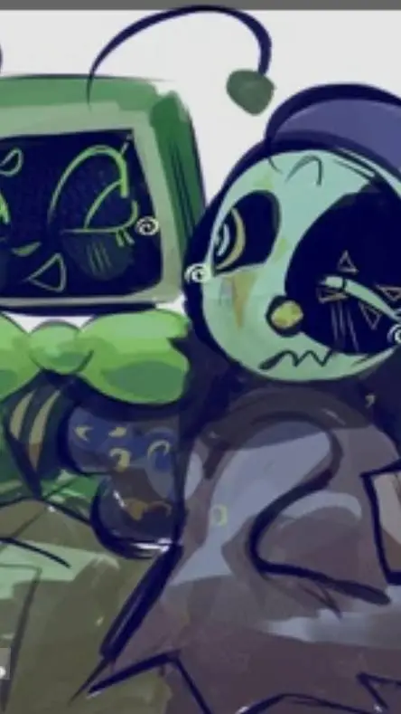 ai character: astro X vee background