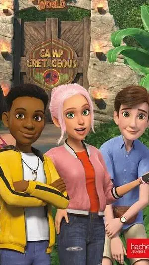 ai character: colo jurassique  background