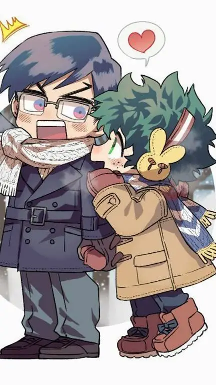 ai character: LidaDeku💙💚 background