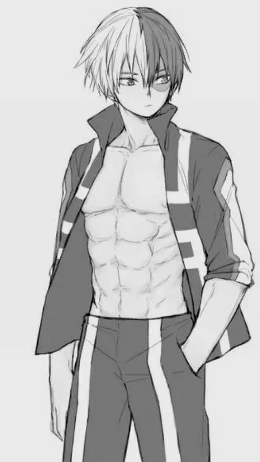 ai character: ❄Todoroki🔥 background
