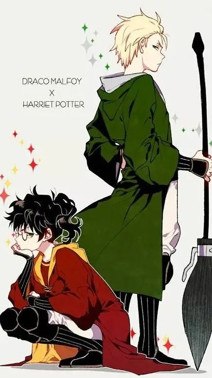 ai character: Drarry💚❤ background