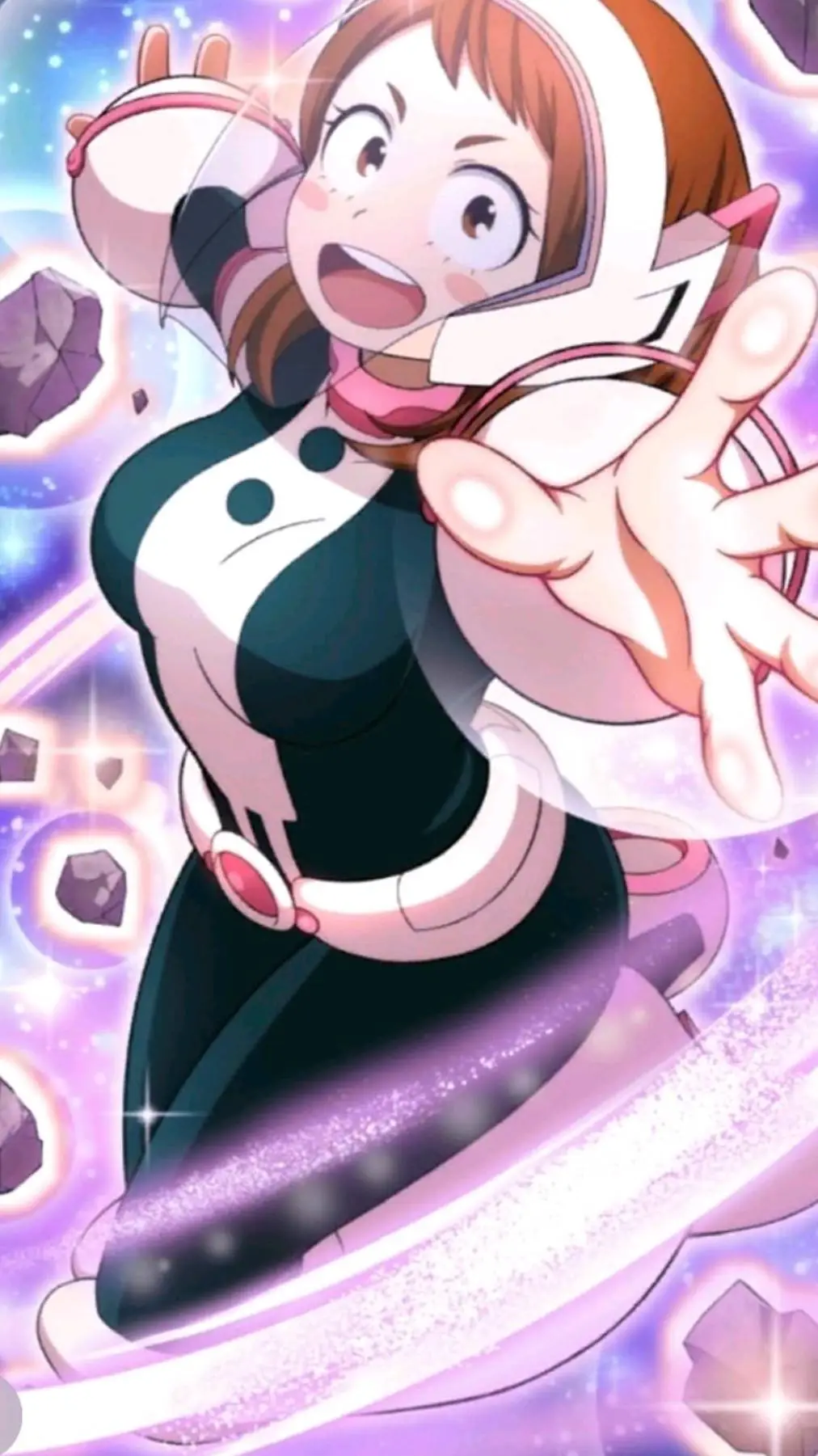 ai character: Ochako Uraraka  background