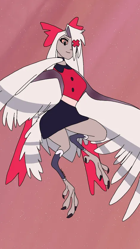 ai character: Harpy vaggie background
