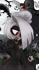 ai character: Vaggie vampire background