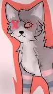ai character: Vaggie wolf  background