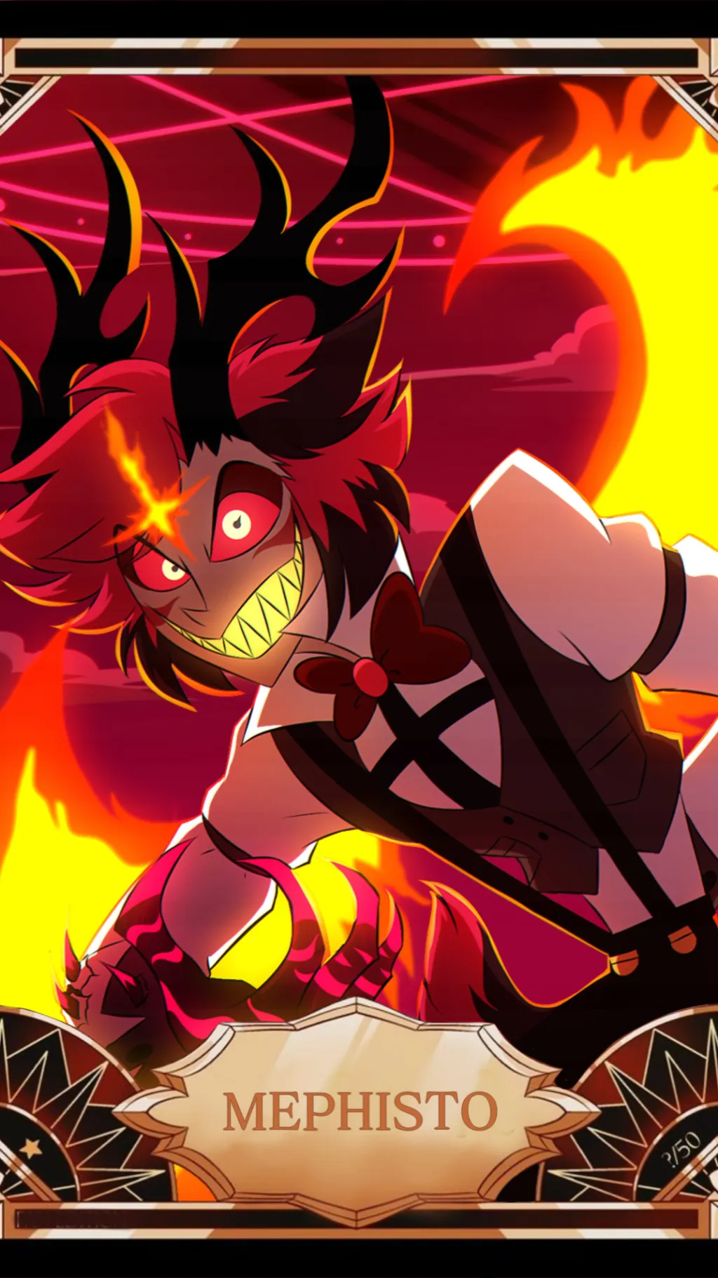 ai character: Mephisto  background