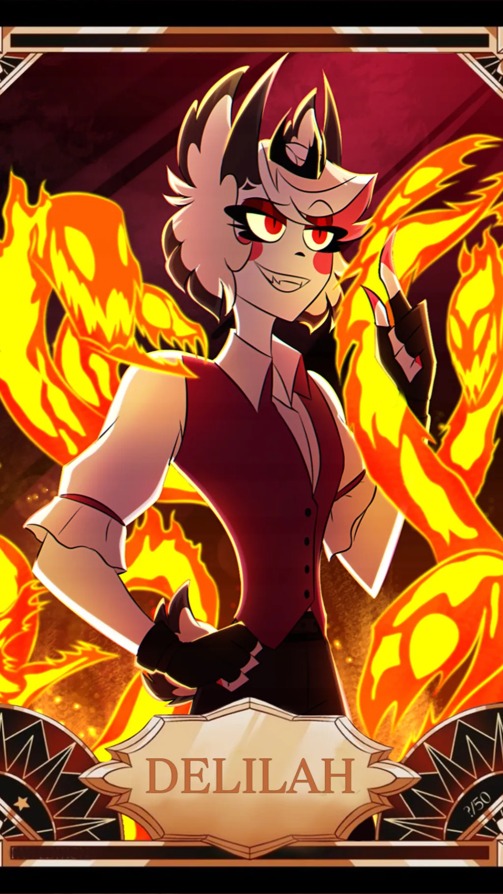 ai character: Delilah  background