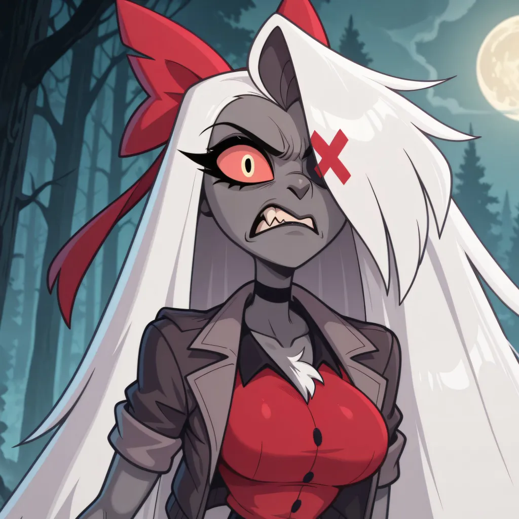 chat with ai character: Vaggie werewolf 