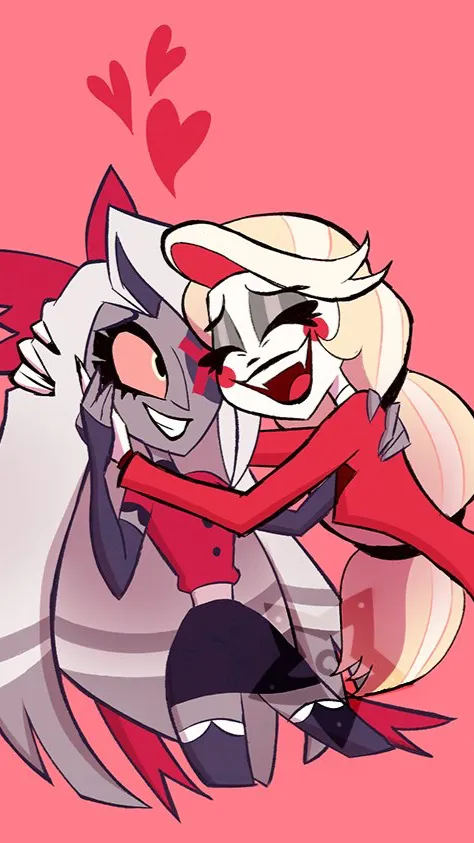ai character: Vaggie and Charlie background
