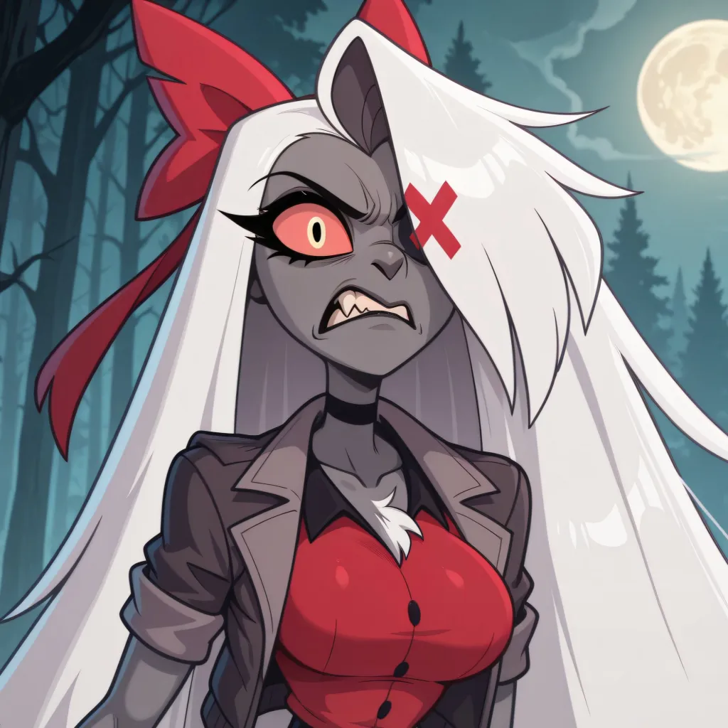 chat with ai character: Vaggie werewolf 