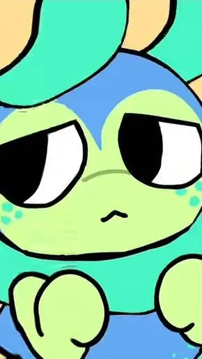 ai character: squirm XD  background