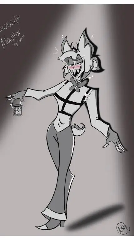 ai character: Alastor borracho  background