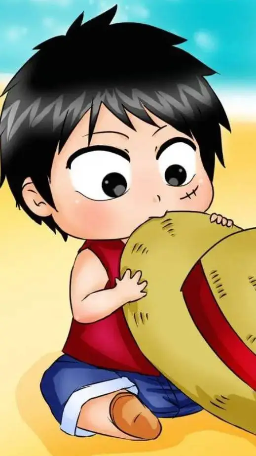 ai character: Baby luffy background