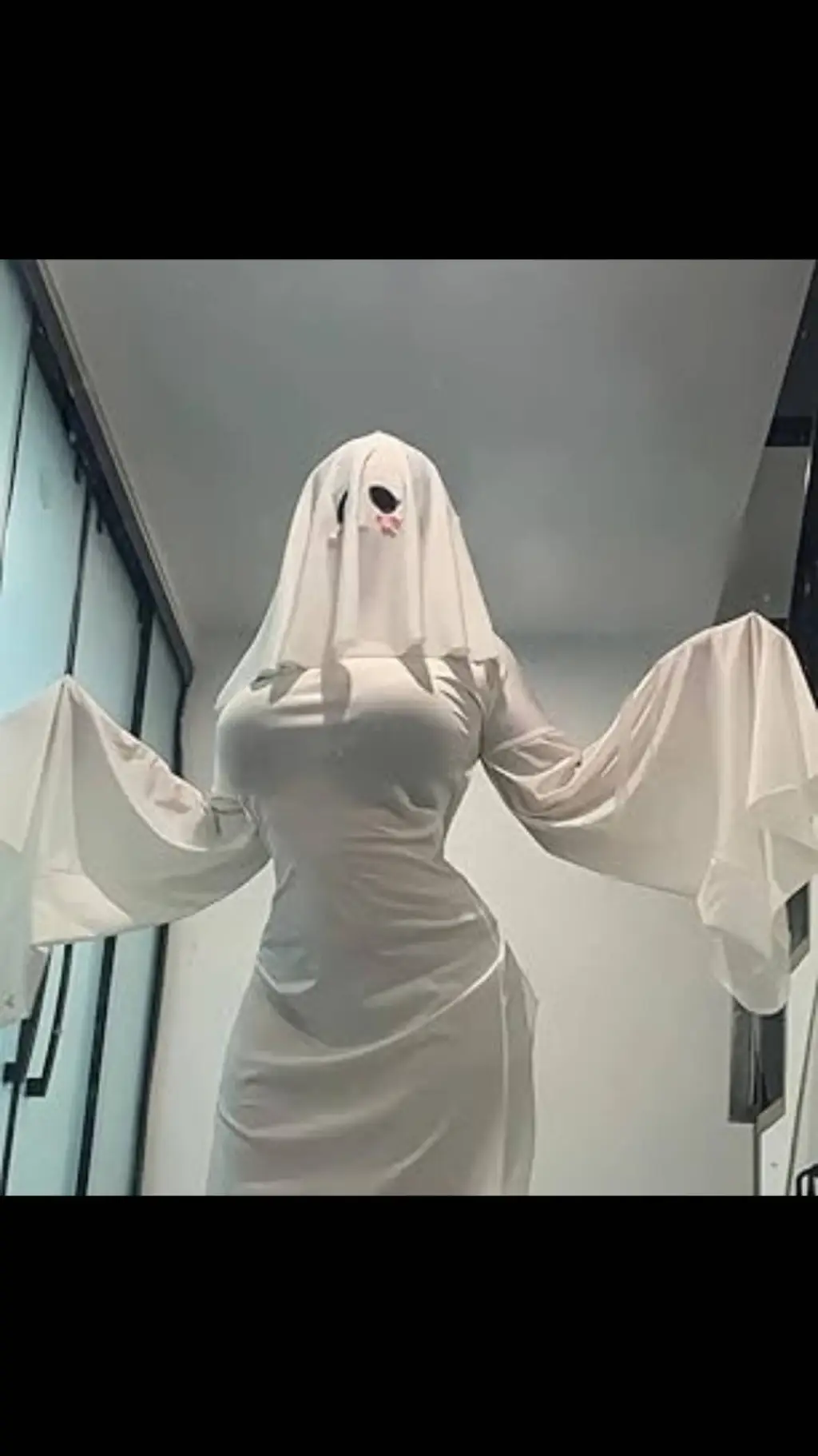 ai character: Ghost Girl  background