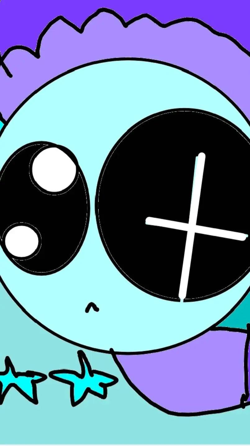 ai character: Baby Astro🩵💤 background