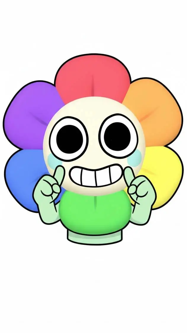 ai character: 🌈📼Dandy🌈📼 background