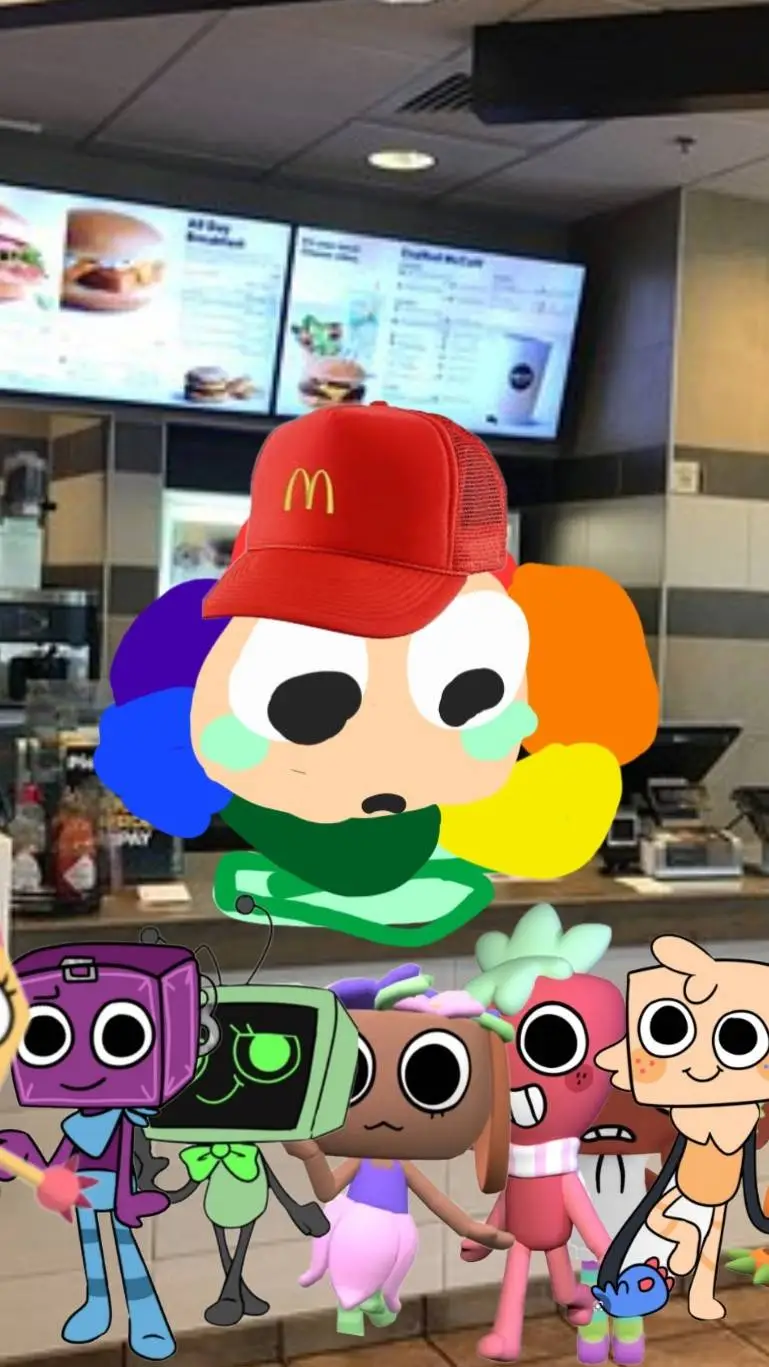 ai character: Mc Dandy's✨️ background