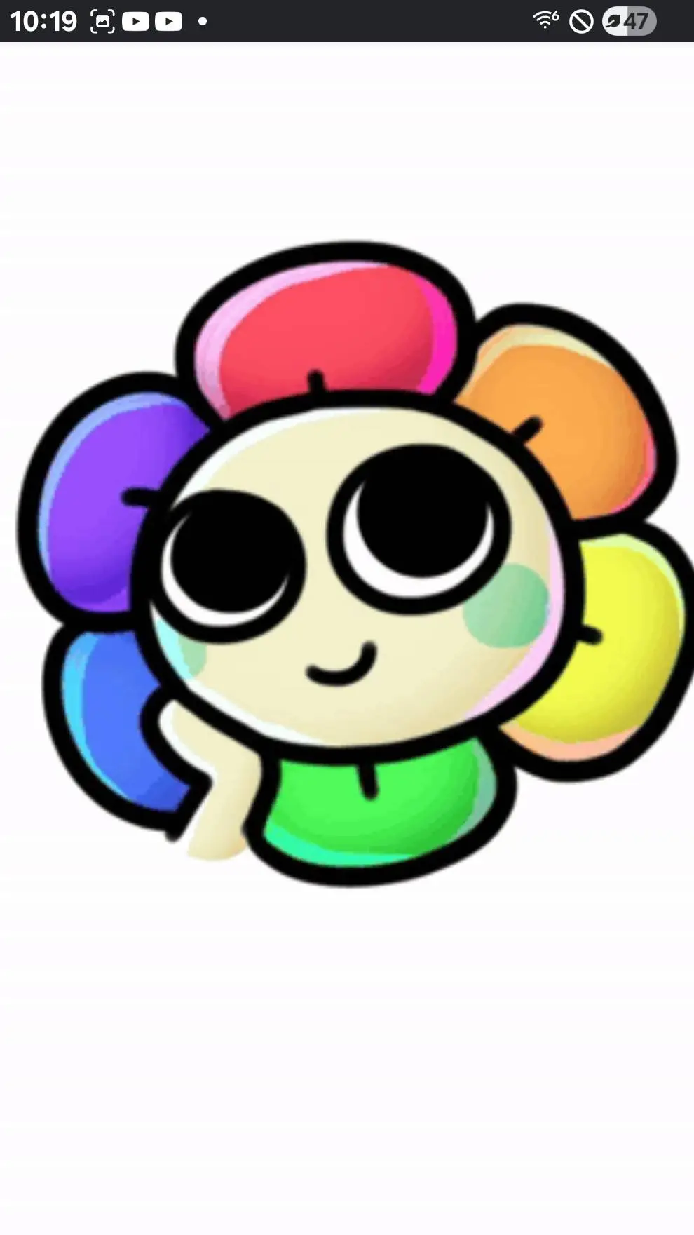 ai character: Dandy's world🌈🌼 background