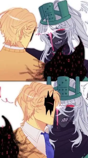 ai character: 💚🤍🖤❤️1xDoe💛❤️🖤 background