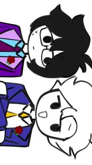 ai character: 💜LarryxBarry💙 background
