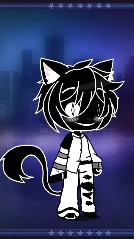 ai character: Moonlight/Blacky background