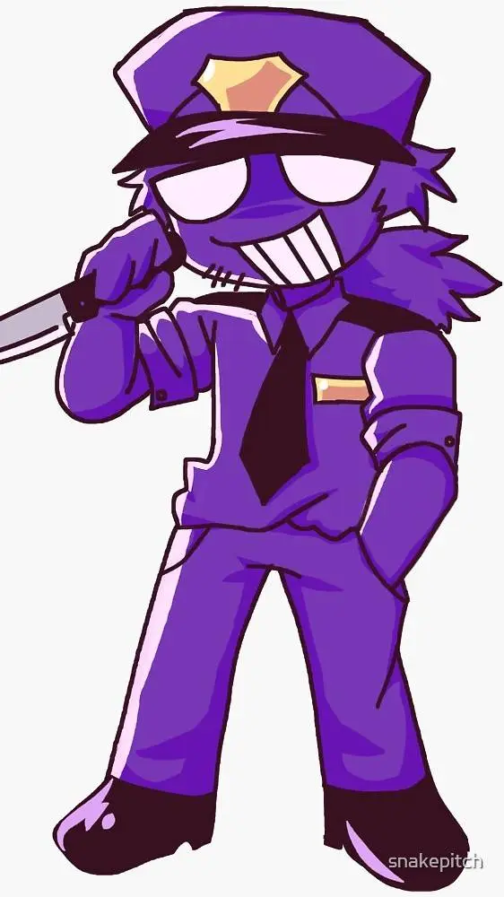 ai character: Purple Guy background